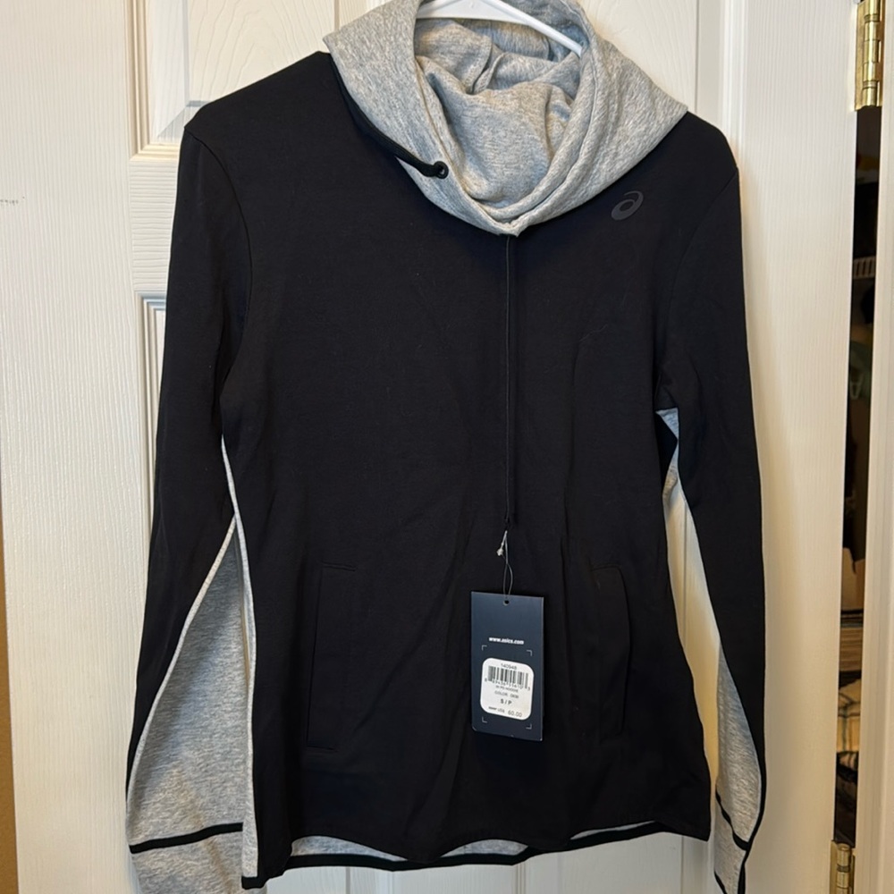 NWT ASICS Cowl Neck Sweater